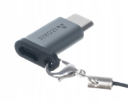 Adaptér OTG Micro USB 2.0 USB Type-C se šňůrkou