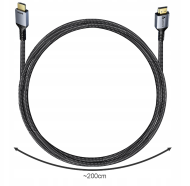 Kabel HDMI 2.1 High Speed, 8K 60Hz, 2m černý