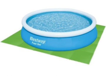 Bestway Izolační pěnová podložka pod bazén zelená 81x81cm - 9ks